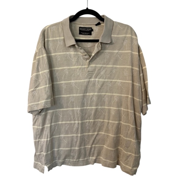 Donald J Trump Signature Collection Double Mercerized Pima Cotton Polo Sz L GUC - Picture 1 of 7